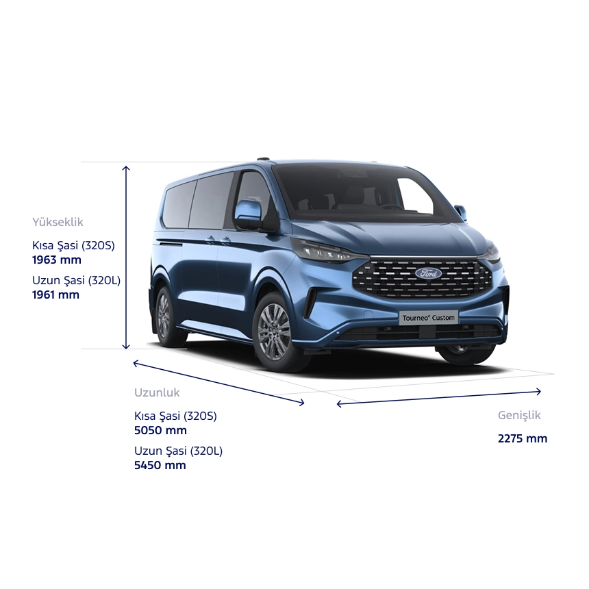 Tourneo Custom genel görünüm