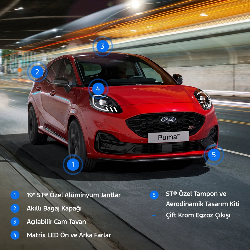 Ford Puma ST 2026 dış tasarım