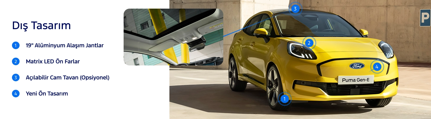 Ford Puma Gen-E 2026 dış tasarım