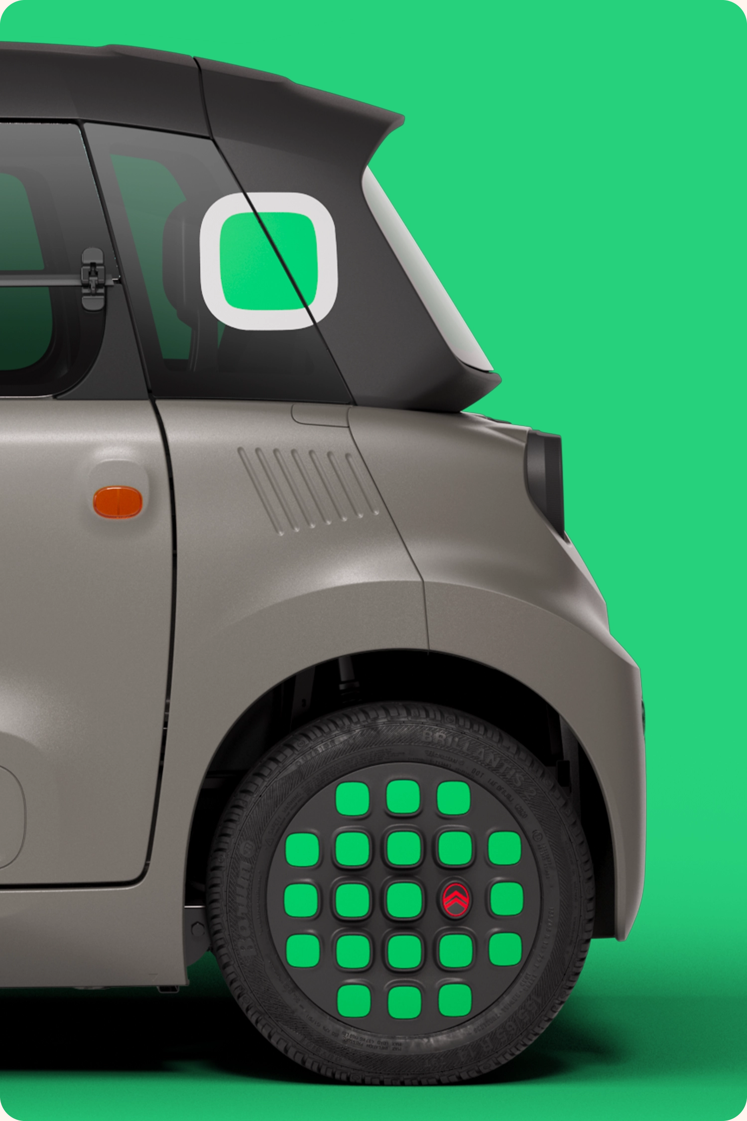 Citroen Ami Minty renk secenegi