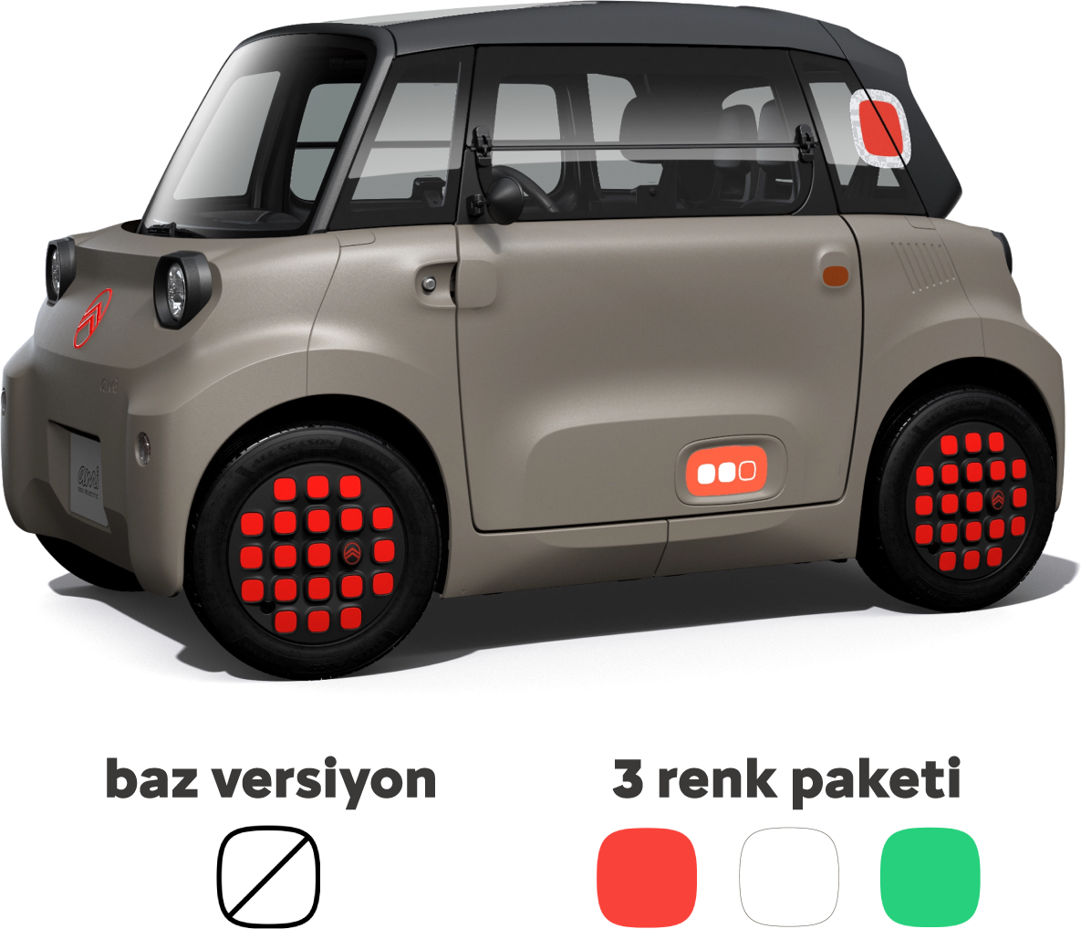 Citroen Ami ic mekan trim gorseli