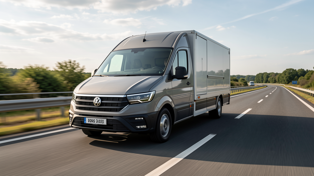 Volkswagen Crafter 2026 sürüş görünümü