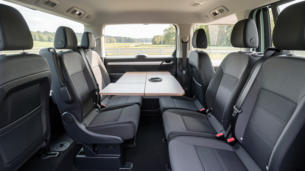 Volkswagen Multivan 2026 Versamkeit esnek koltuk sistemi