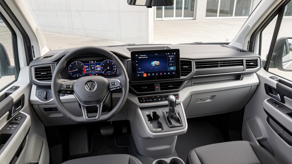 Volkswagen Transporter 2026 dijital kokpit