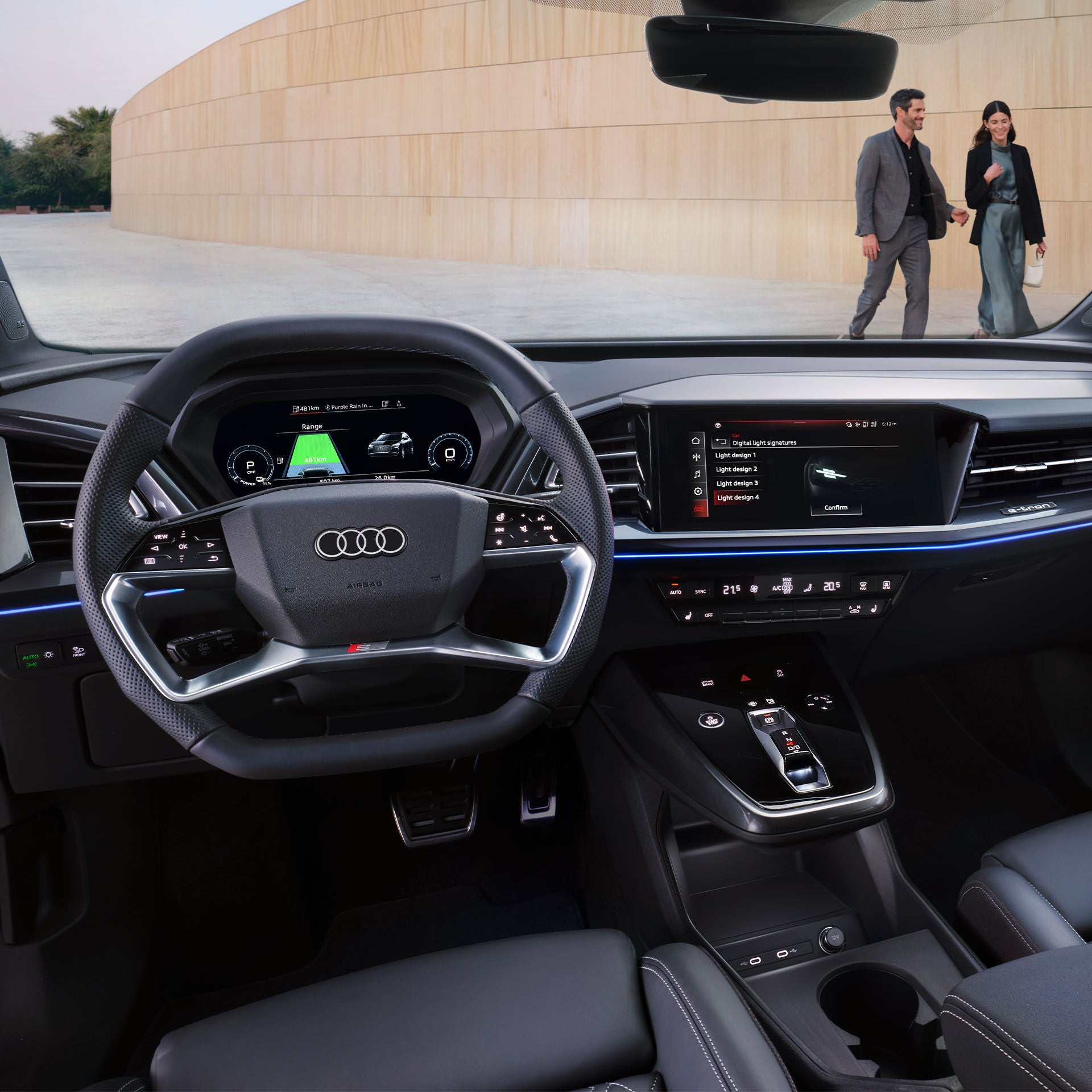 Audi Q4 Sportback e-tron ic mekan detay