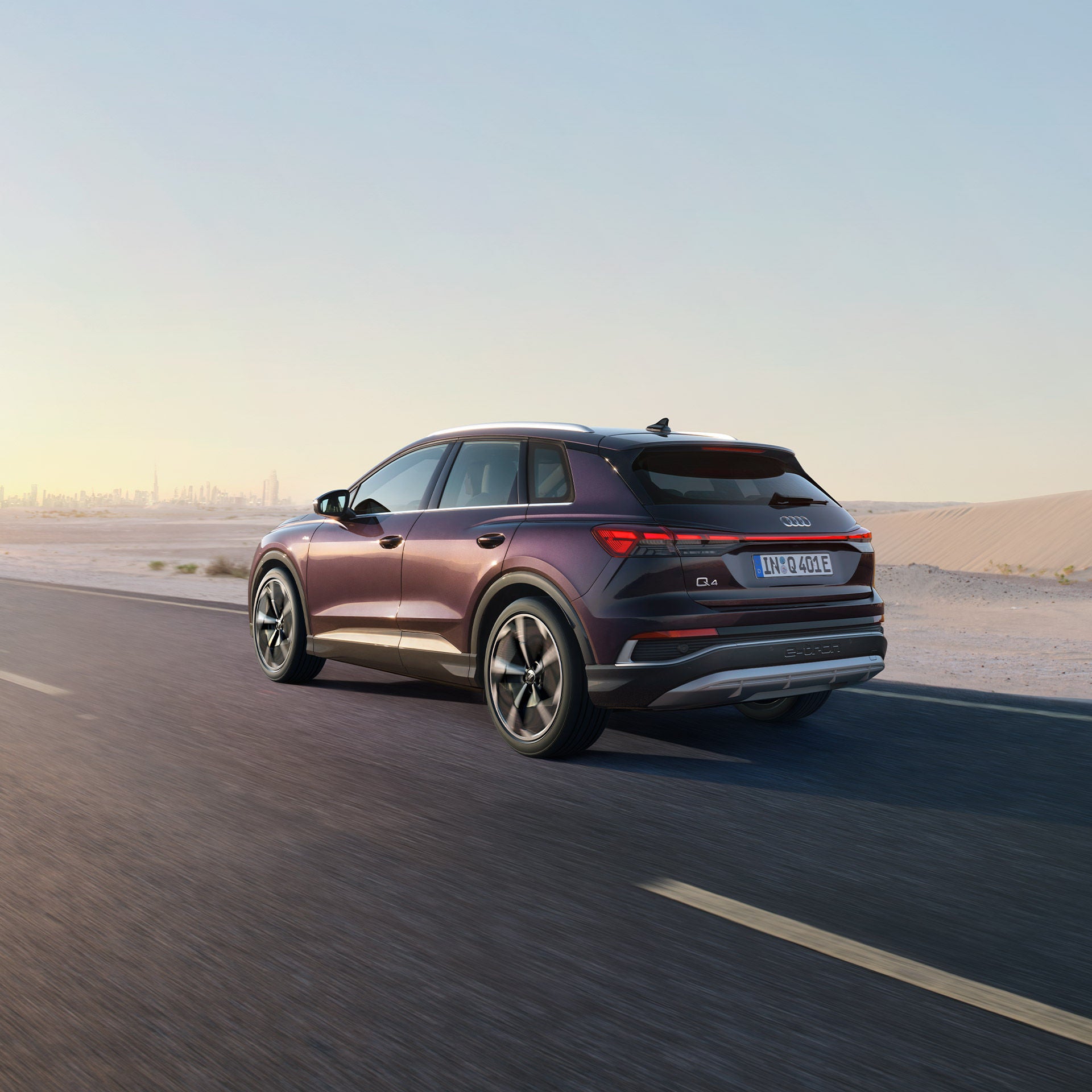 Audi Q4 e-tron güvenlik ve arka koltuk görünüm