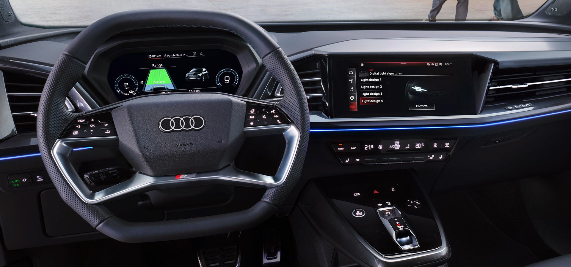 Audi Q4 e-tron iç mekan detay