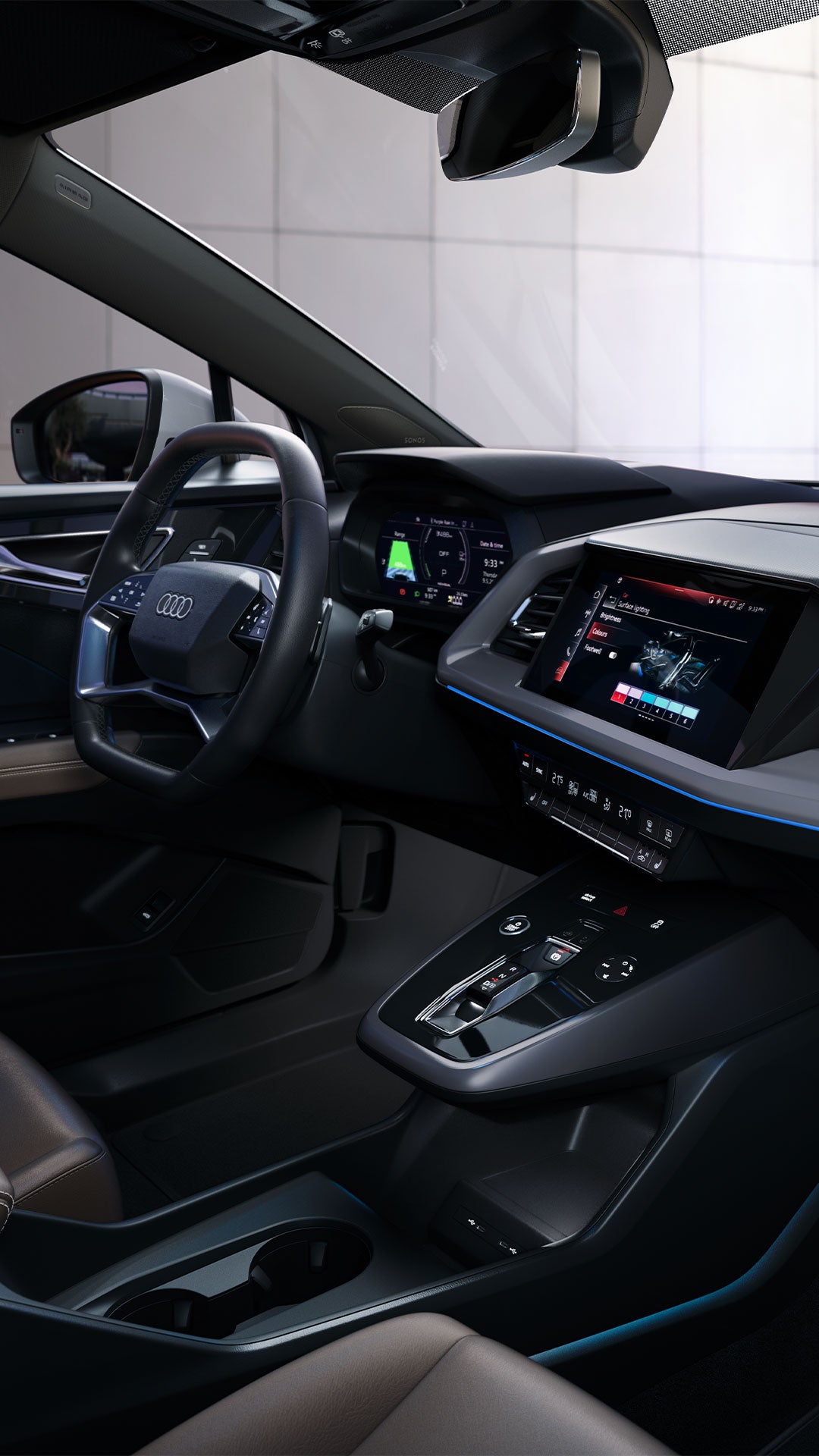 Audi Q4 Sportback e-tron arka koltuk ve ic mekan genisligi
