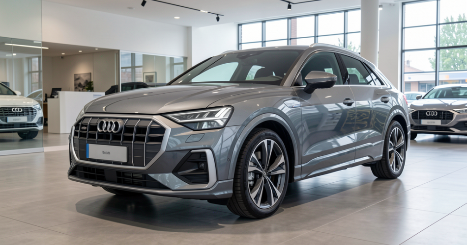 Audi Q4 Sportback e-tron 2026 ön görünüm Sportback silüeti