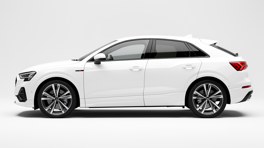 Audi Q4 Sportback e-tron yan profil, aerodinamik Sportback tasarim