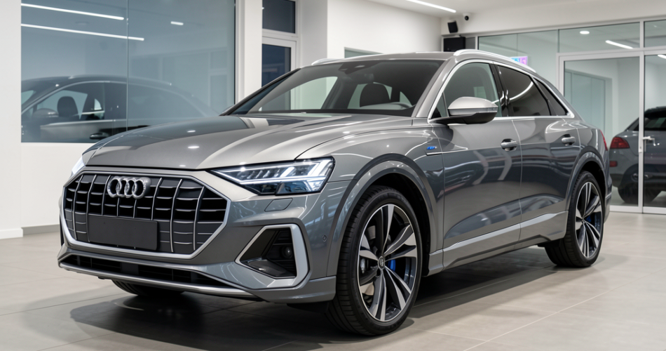 Audi Q6 Sportback e-tron 2026 on gorunumu Sportback silueti